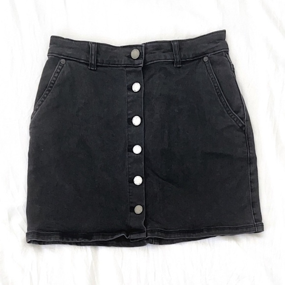 Black denim jeanskirt size xs